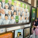 Lukisan Muasis NU Warnai Semarak Muktamar ke-35 di Tambakberas Jombang