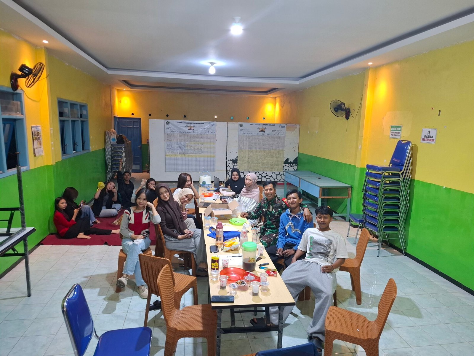 Babinsa Tunggulwulung dan Karang Taruna Matangkan Persiapan HUT RI ke-81