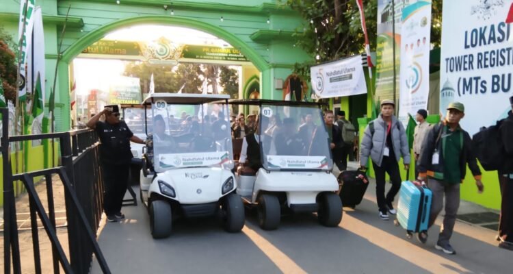 IMG-20260827-WA0000 150 Becak Listrik dan 10 Mobil Golf Gratis Layani Muktamirin NU 35 di Tambakberas
