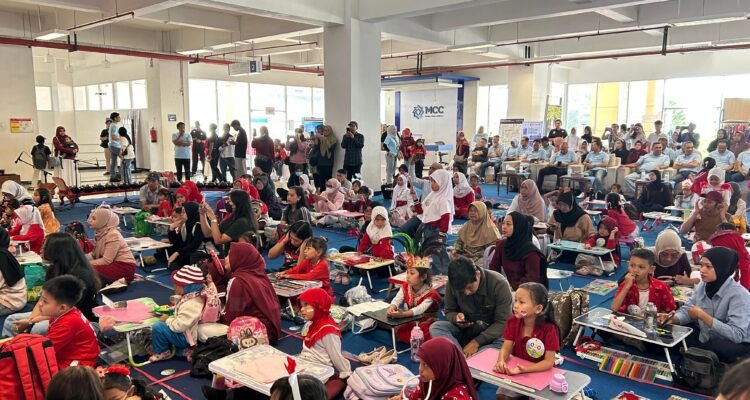 500 Anak Daftar, 112 Terpilih: Lomba Mewarnai Tugu Tirta Bikin MCC Mbois