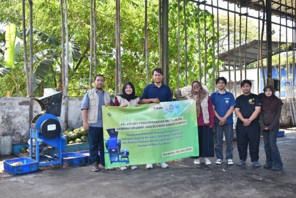 Kolaborasi Polinema dan Polije Tingkatkan Pengelolaan Sampah Organik Garda Pangan Lewat Teknologi dan Digitalisasi