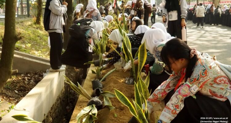 Lewat Sansevieria, Maba UM 2026 Semai Kepedulian Lingkungan