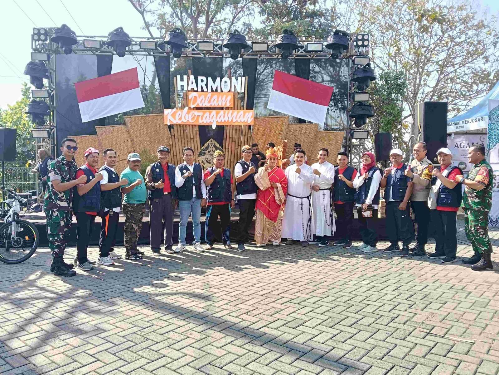 Harmoni dalam Keberagaman, RW 13 Merjosari Rayakan HUT RI ke-81