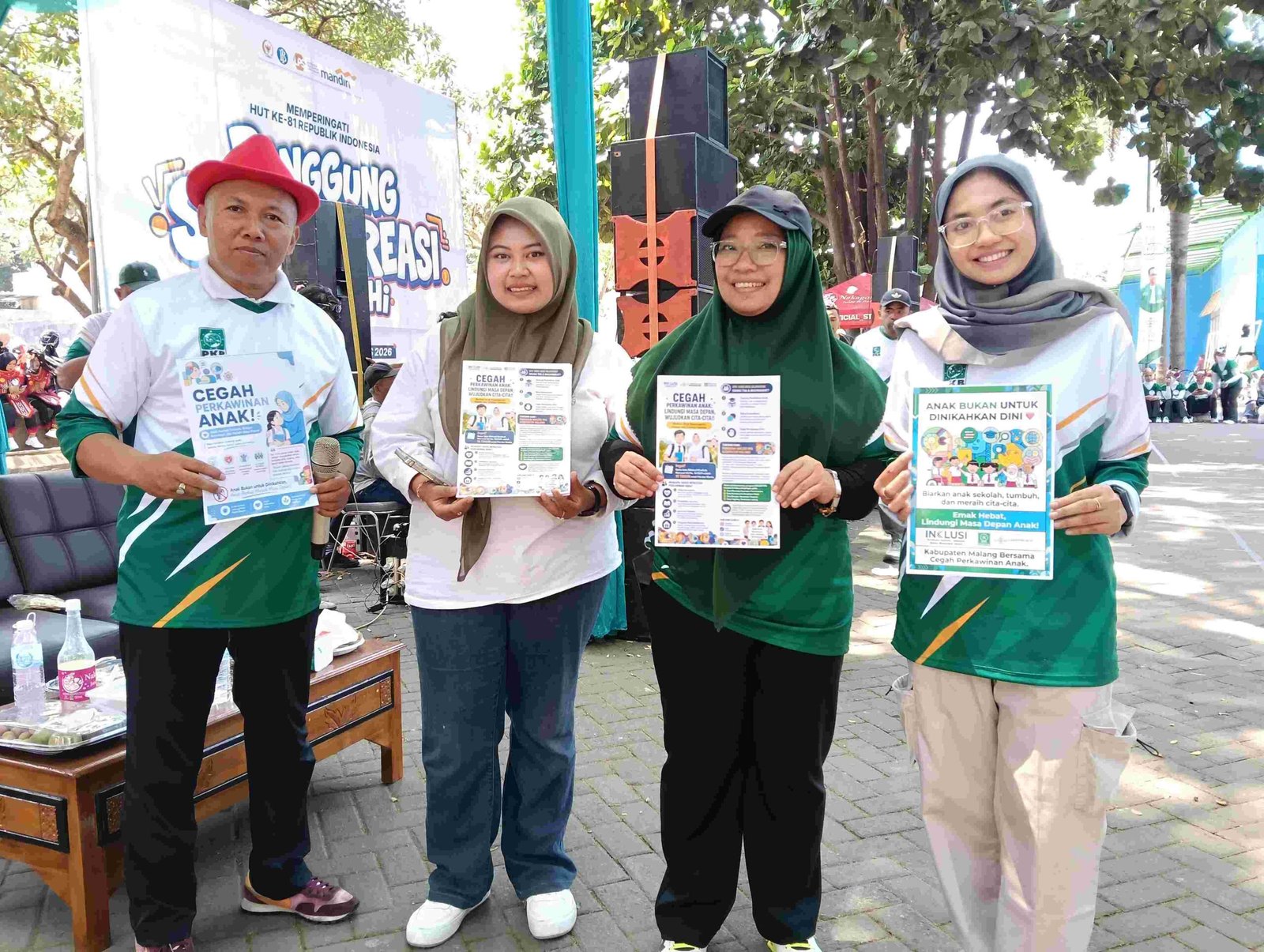 Lomba Senam PKB Jadi Ruang Edukasi, Hikmah Bafaqih Kampanyekan Cegah Perkawinan Anak