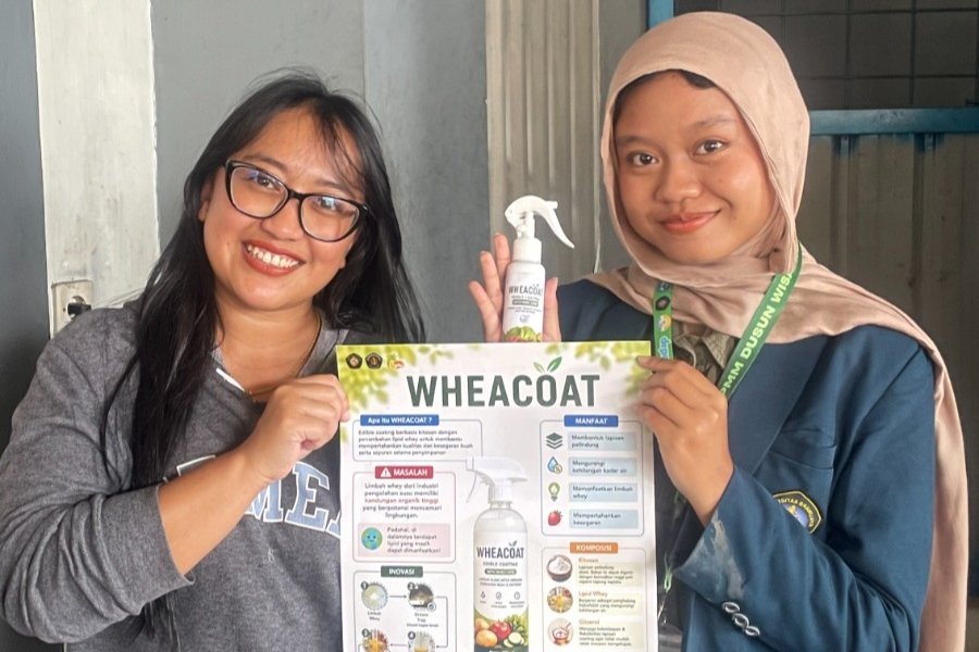 Limbah Keju Disulap Jadi Pelapis Buah, Mahasiswa UB Ciptakan WHEACOAT