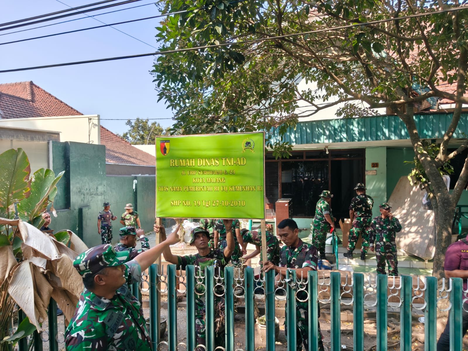 Putusan MA Tuntas, Rumah Dinas TNI di Kota Malang Ditertibkan dengan Pendekatan Humanis