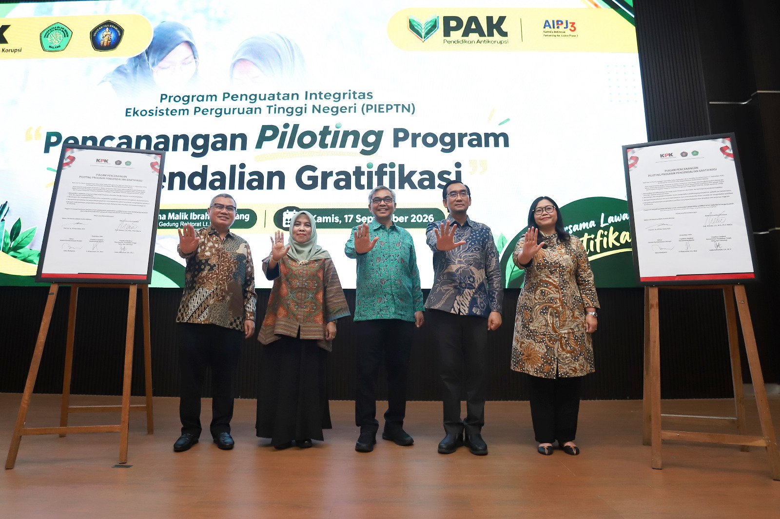 UB dan UIN Malang Gandeng KPK Cegah Gratifikasi dari Lingkungan Kampus