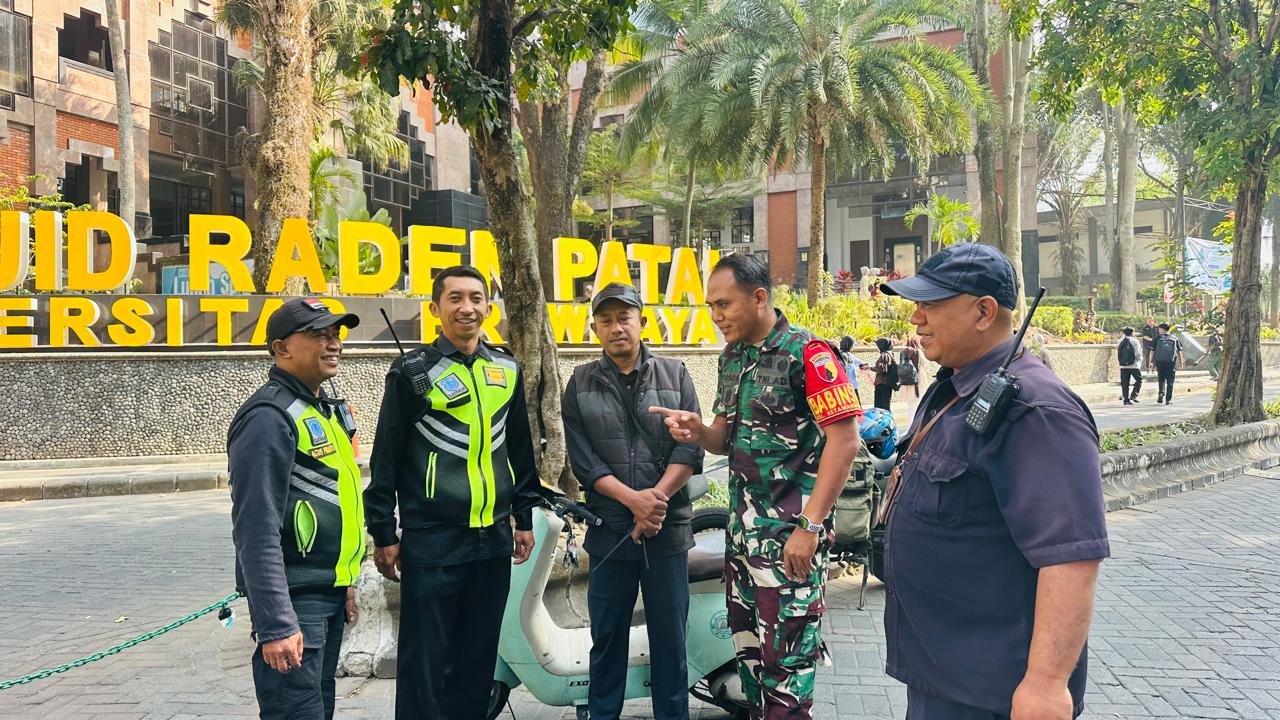 Babinsa Ketawanggede Gandeng Satpam, Deteksi Gangguan Keamanan Sejak Dini