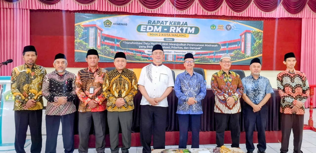 Buka EDM-RKTM MAN 2 Kota Malang, Gus Shampton Tekankan Data Harus Jadi Dasar Aksi