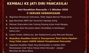 Hari Kesaktian Pancasila 2026, LPKAN Serukan Persatuan dan Perbaikan Tata Kelola Negara