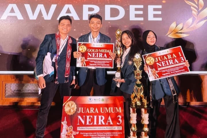 Borong Medali dan Jadi Juara Umum NEIRA 3, Mahasiswa FBiPK UB Tunjukkan Taring Riset Nasional