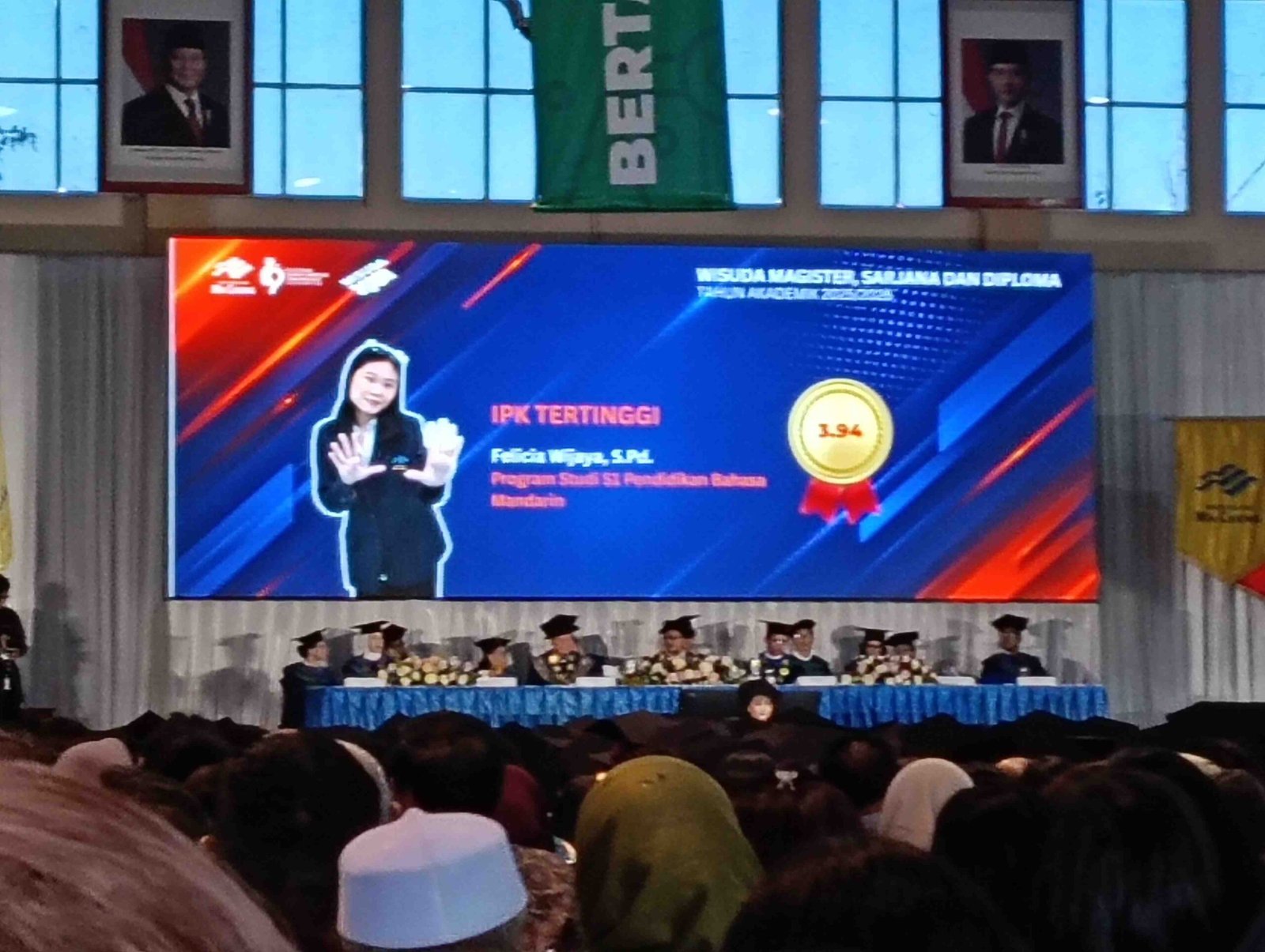 Felicia Wijaya Jadi Lulusan Terbaik Universitas Tahun Akademik 2025/2026, Raih IPK Tertinggi 3,94