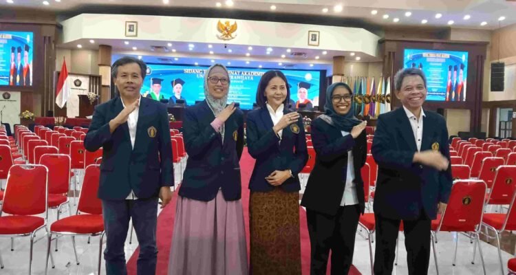 Lima Profesor Baru UB Dikukuhkan, Riset Pertanian hingga Rekayasa Material Diperkuat