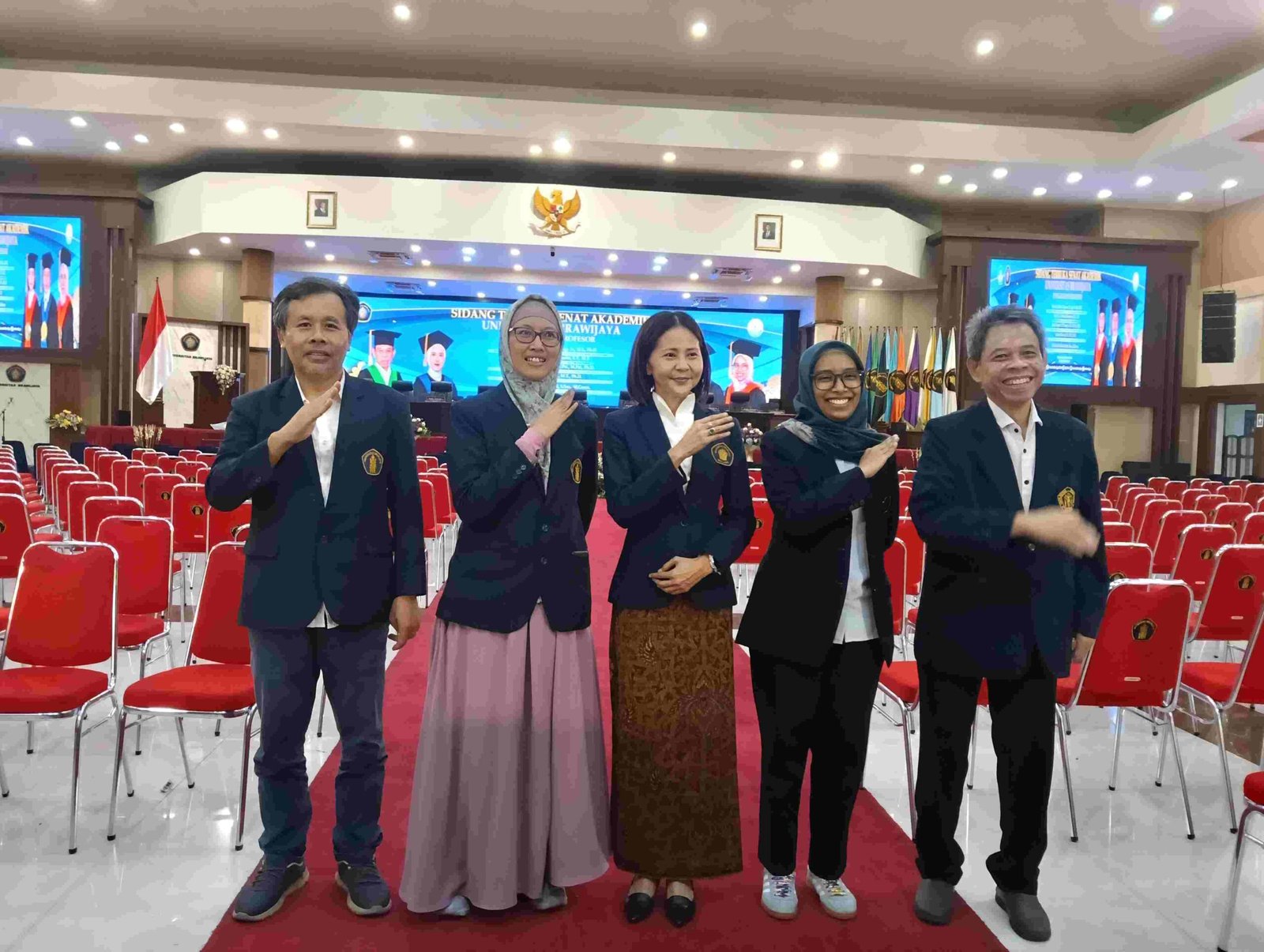Lima Profesor Baru UB Dikukuhkan, Riset Pertanian hingga Rekayasa Material Diperkuat