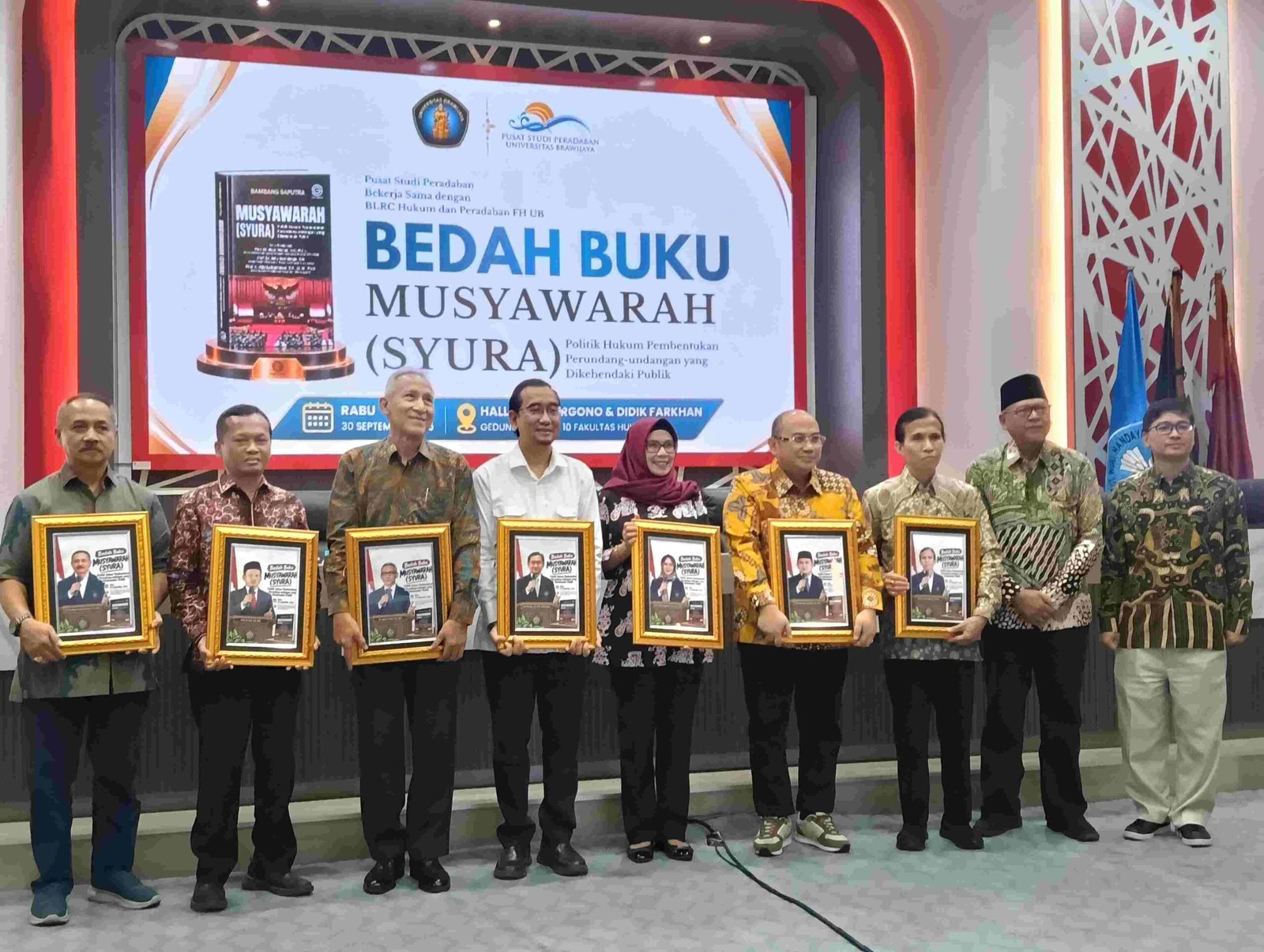 Bedah Buku di FH UB Soroti Partisipasi Publik: Musyawarah Ditawarkan untuk Membenahi Pembentukan UU