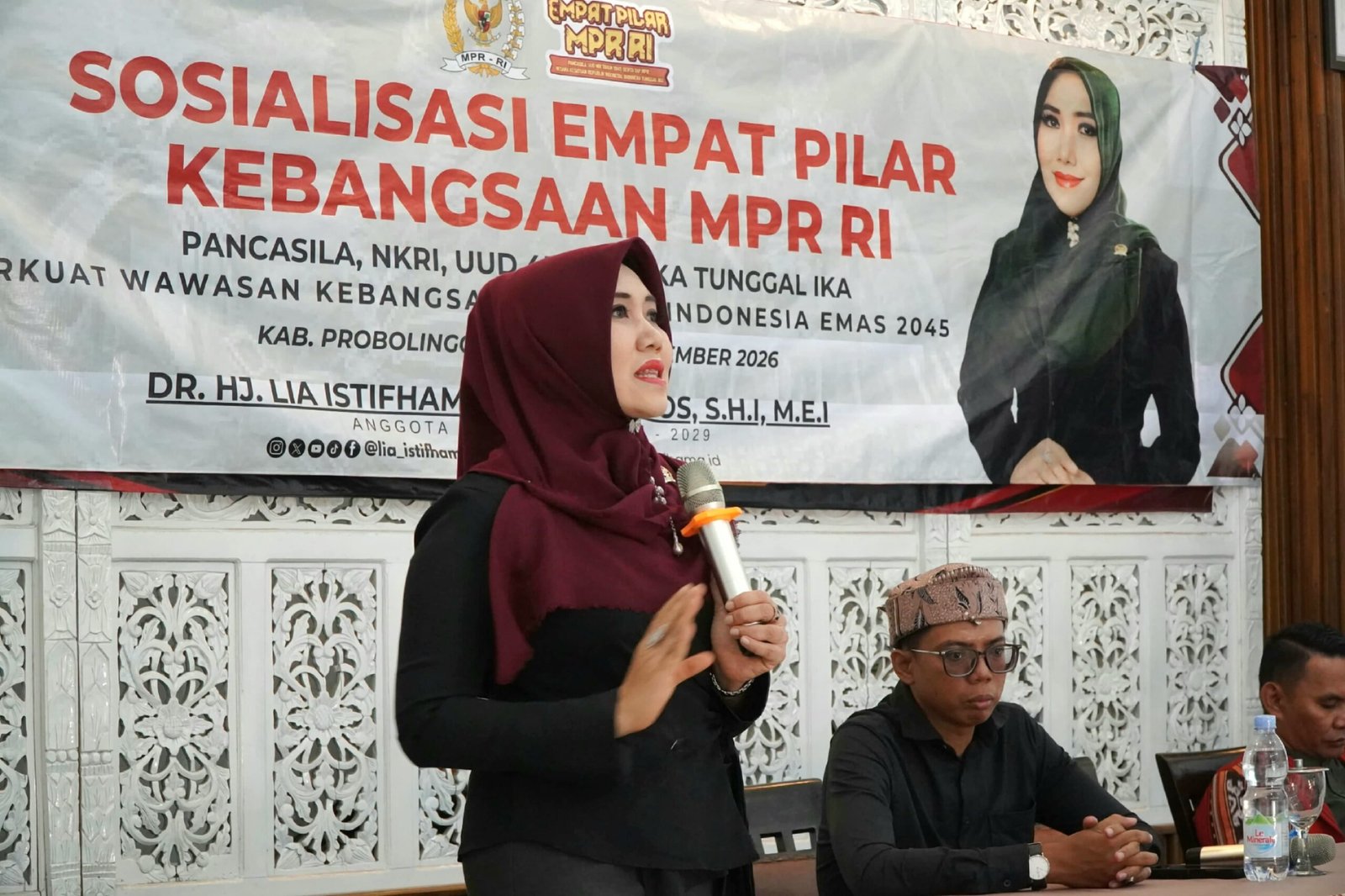 Sosialisasi Empat Pilar, Ning Lia Ajak Pemuda Speak Up
