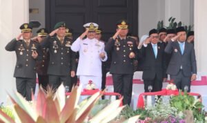 Dandim 0833 Hadiri Upacara Hari Kesaktian Pancasila di Balai Kota Malang