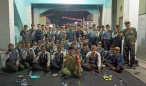 Babinsa Kotalama Perkuat Kesiapsiagaan Linmas, Antisipasi Gangguan Keamanan Lingkungan