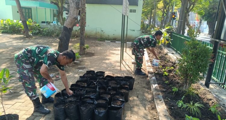 IMG-20261006-WA0056 Koramil Klojen Siapkan Bibit Nangka, Penghijauan Wilayah Binaan Mulai Dikebut