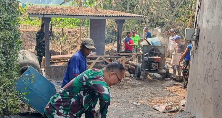 IMG-20261011-WA0047 Jembatan Perintis Garuda Cemorokandang Terus Dikebut, TNI dan Warga Kompak