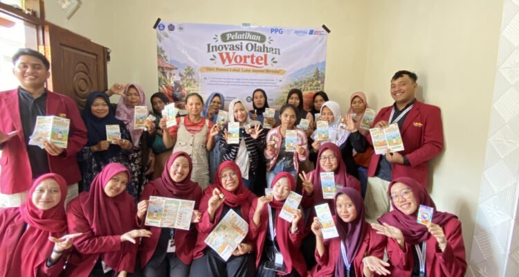 Mahasiswa PPG UMM Sulap Wortel Afkir Pujon Jadi Permen Jelly dan Skincare