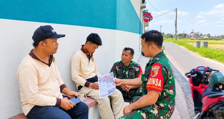 Babinsa Bakalankrajan Turun Langsung, Ajak Pemuda Siapkan Diri Jadi Prajurit TNI AD