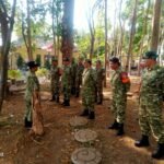 Koramil Sukun Siagakan Personel, Damkar Kodim 0833 Bantu Pantau Kebakaran TPA Supiturang