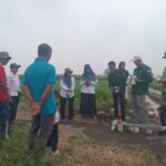 Babinsa Arjowinangun Dampingi Petani Manfaatkan Drone untuk Penyemprotan Padi