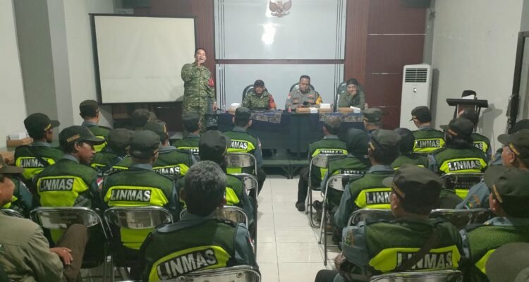 Babinsa Bareng Perkuat Kapasitas Linmas, Sinergi Jaga Keamanan Lingkungan