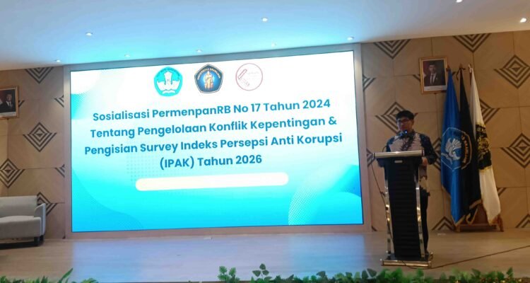 UB Luncurkan Survei IPAK 2026, Integritas Layanan hingga Gratifikasi Jadi Sorotan