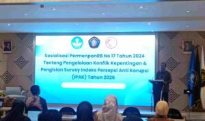 Sosialisasi Konflik Kepentingan dan IPAK 2026, Rektor UB Tegaskan Penguatan Integritas Tak Cukup dengan Regulasi