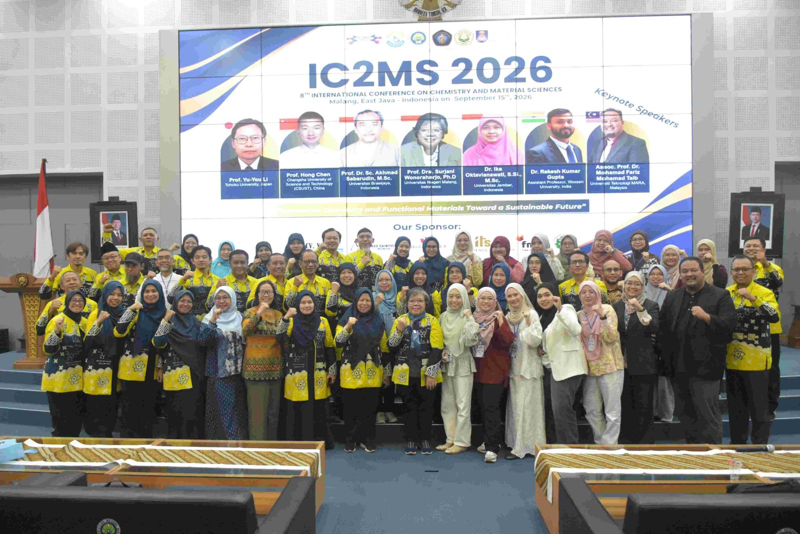 Departemen Kimia UB Raih Tiga Penghargaan di IC2MS 2026, Siap Jadi Tuan Rumah IC2MS 2027