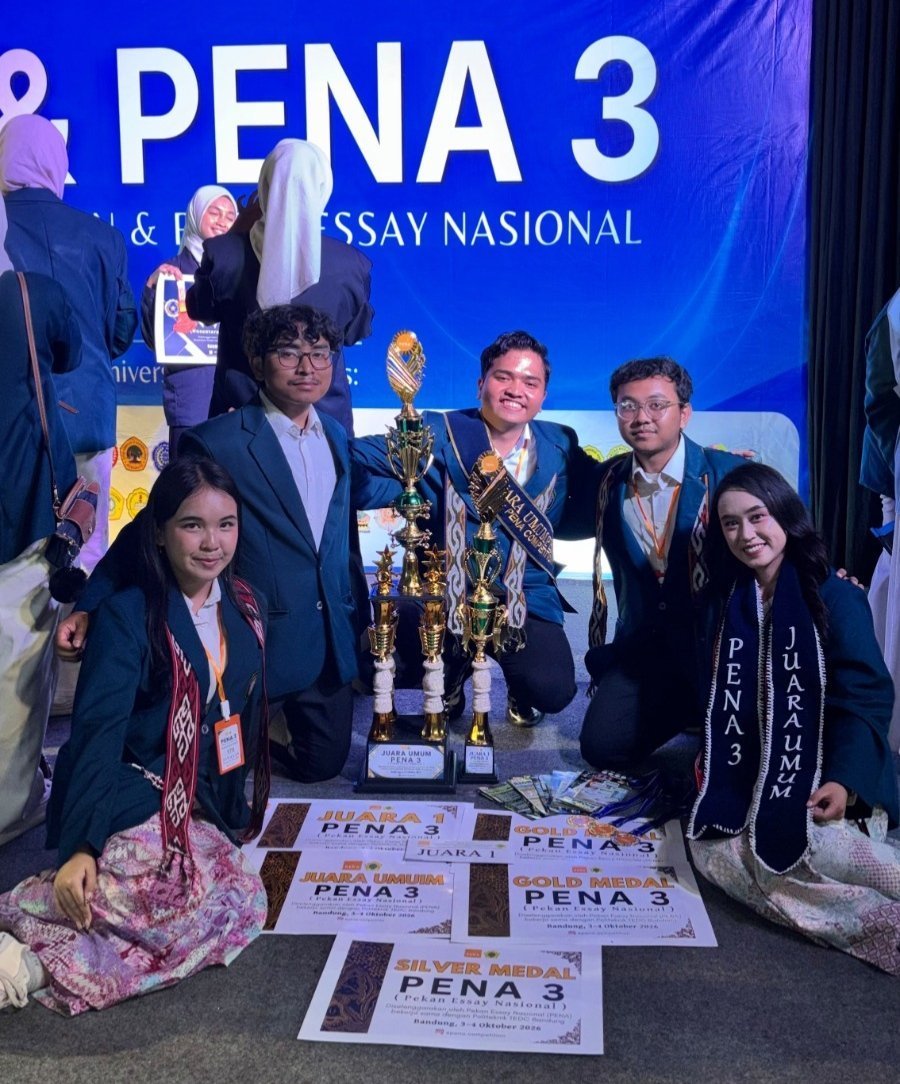 Mahasiswa FBiPK UB Raih Gold Medal dan Juara Umum PENA 3 Lewat Gagasan GEMS
