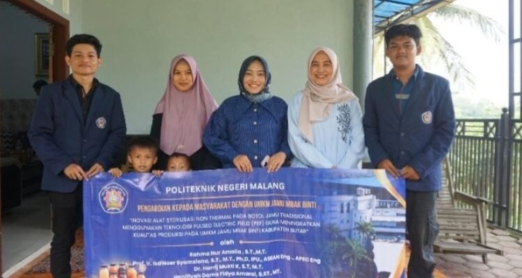 Polinema Kembangkan Sterilisasi PEF untuk Dongkrak Kualitas Jamu UMKM Blitar