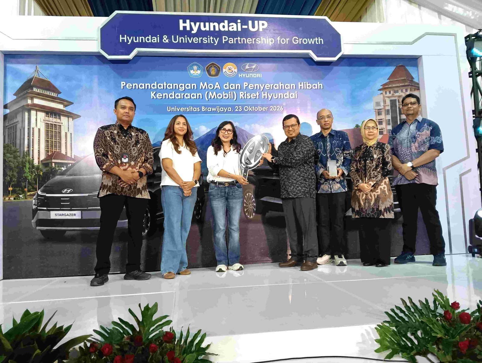 FT UB Terima Dua Mobil Riset Hyundai, Buka Peluang Karier bagi Lulusan